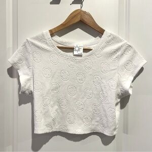 Aerie Offline Women’s S Smiley‎ Crop top.